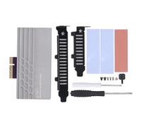 Bewinner PCIE 5.0 a M.2 SCULLA di ESPANSIONE SSD, da 128 Gbps PCIE a NVME M.2 SSD Adattatore SSD con Dissipatore di Calore in Alluminio, Compatibile con 2230 2242 2260 2280