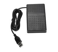 Bewinner Pedale USB Singolo per PC Computer, Pedale Interruttore a Pedale USB Ergonomico con Cavo da 2 M, Pedale Interruttore Azione Tastiera Comando a Pedale