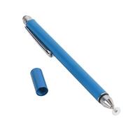 Bewinner Penna Stilo Capacitiva per Calendario 2 in 1 con Punte Trasparenti e in Rete di Fibra, Clamp/Holder in Metallo per la portabilità, Ideale per Display Intelligenti e Calendari Digitali (blu