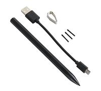 Bewinner Penna Stilo per Pro 7/6/5/4/3/X, Book, Studio e Go | 4096 Pressione, Magnetico, 3 Punte, Batteria Lunga, Cavo di Ricarica (BLACK)