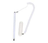 Bewinner Penna Stilo per Touch Screen con Supporto e Cinghia a Molla Anti Perdita, Stilo per Touchscreen Ad Alta Sensibilità per Bici Moto GPS Tablet Smartphone Accessorio per Montaggio (WHITE)