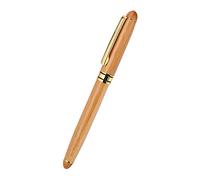 Bewinner Penna Stilografica Calligrafia 5 con Punta Smussata, Manico in Bambù, Serbatoio a Pistone per Gotico Corsivo Arabo - 2,9 mm