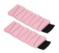 Bewinner Pesi per Polso e Caviglia Regolabili da 2 Pezzi per Allenamento in palestra. Elegante Silicone da 1 Kg per Fitness Unisex (PINK)