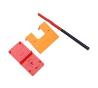 Bewinner Piastra di Fissaggio per Installazione Cerniera, Piastra Limite Magnetica per Posizionamento Preciso da 2 Mm, Montaggio Cerniera Porta Armadio in ABS con Matita di Localizzazione Trapano