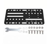 Bewinner Piastra di Staffa Universale per Montaggio su Sedia da Scrivania per Freno a Mano USB, Piastra Adattatrice Universale a Fori Multipli per Cambio SIM Racing, Piastra di Staffa per