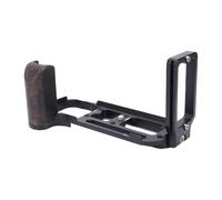 Bewinner Piastra L per Impugnatura della Fotocamera per DF Micro Single, Impugnatura in Legno con Foro Filettato da 1/4", Base Leggera Lavorata a CNC, Facile Montaggio (BLACK)