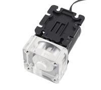 Bewinner Pompa per Raffreddamento PC 500L/H Filettatura G1/4 Silenziosa | Struttura in plastica acrilica, alimentazione a 12 V CC, altezza di sollevamento di 4 metri, raffreddamento fai da te di