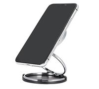 Bewinner Porta Cellulare Magnetico per Parabrezza Auto e Scrivania, Supporto per Telefono Ad Anello Pieghevole con Rotazione di 180° con Forte Assorbimento per la Visualizzazione Orizzontale e