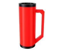 Bewinner Porta Lattine Doppio Custodia Portatile per Doppia Bevanda per Escursionismo in Campeggio - Porta Lattine Multiuso in Plastica per Chiavi Torcia, (rosso)