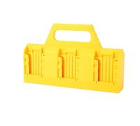 Bewinner Portabatterie a 6 Slot per Batterie da 18 V, Organizer Portatile in ABS per Modelli Rack Ad Accesso Rapido per Borse degli Attrezzi, Furgoni e Officine