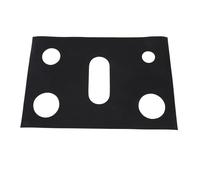 Bewinner Protezione della Copertura Superiore del Fornello PTFE Riutilizzabile Lavabile Resistente Al Calore Protezione della Fodera per Fornelli a Gas 24,4x16,3 Pollici (BLACK)