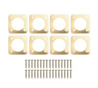 Bewinner Protezione per Casetta per Uccelli in Acciaio Zincato da 8 Pezzi, Protezione per Foro di Ingresso da 1,4 Pollici per Uccellini Azzurri Orientali, Passeri e Nidi per Cinciallegre