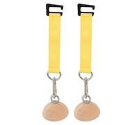 Bewinner Pull Up Power Half Balls, Antiscivolo Grip Training | Legno di faggio resistente, perfetto per l\'allenamento della forza, per uso interno ed esterno, compatibile con barre per