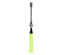 Bewinner Racchetta da Badminton Regolabile Swing Trainer Portatile Suono Colpire Senso per gli Atleti a Casa o All'aperto (GREEN)