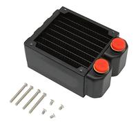 Bewinner Radiatore di Raffreddamento Ad Acqua, Raffreddatore Ad Acqua in Ottone con Filettatura G1/4 a Doppio Strato a 8 Tubi con Viti per PC, Server di Piccole Dimensioni, Droni,