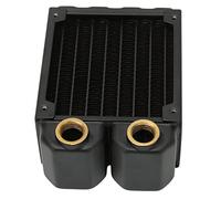 Bewinner Radiatore per Scambiatore di Calore in Alluminio a 8 Tubi, Radiatore per Computer in Ottone con Filettatura G1/4 Raffreddamento Ad Acqua per di Raffreddamento Ad Acqua della CPU