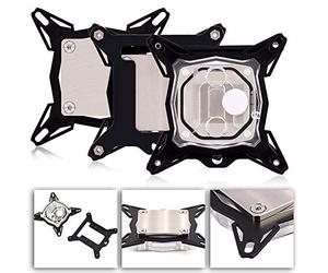 Bewinner Raffreddamento per CPU Liquido, Kit Raffreddamento per Blocco Acqua Raffreddamento Computer CPU Mini Universale da 0,3 Mm, Dotato di Luce LED, Indica Lo Stato di Lavoro, Facile