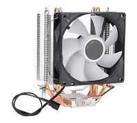 Bewinner Raffreddatore Ad Aria per CPU RGB, Ventole di Raffreddamento per CPU del Computer RGB 90 Mm 3 Pin 4 Tubi di Calore Funzionamento Silenzioso Plug And Play Ventola per CPU Ampia