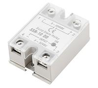 Bewinner Relè a Stato Solido SSR-10 DD 10A, Ingresso 5-220 V 3-32 V Controllo Automazione Industriale, Scintilla Commutazione Ad Alta velocità, Anti-vibrazioni Lunga Durata per Temperature Ambientali