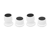 Bewinner Rialzi per Mobili Regolabili in Altezza, 4 Cuscinetti per Mobili in ABS Antiscivolo con Bordi Arrotondati per Divano, Tavolo, Sedia, Mobiletto (WHITE)