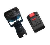 Bewinner Riscaldatore Elettrico Portatile Adatto per Batteria Dayi Serie A3, Piccolo Riscaldatore Ventilatore con Rotazione a 360° con Doppia USB, 2 Impostazioni di Temperatura, Cavo da 60 Cm,