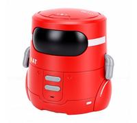 Bewinner Robot Intelligente per Bambini, Giocattolo Interattivo a Comando Vocale Sensore Tattile Canto Danza Occhi LED Robot Parlante con Mimica Vocale Risposta Musicale Regalo di (rosso)