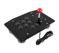Bewinner Rocker Game Joystick Controller Fight Stick a 8 Pulsanti per PC, Controller di Gioco USB con Pulsanti per Schede 3D, Base a Ventosa Grande per Classico