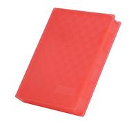 Bewinner Scatola di Immagazzinaggio HDD SSD da 2,5 Pollici, Antistatica Antiurto Resistente Alla Polvere, Organizer per Disco Rigido per Supporto Disco per unità SATA Contenitore (rosso)