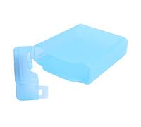 Bewinner Scatola di Protezione per Disco Rigido da 3,5 Pollici per HDD SSD, Custodia in ABS Antistatica Antiurto, Protezione per Disco Rigido Trasparente Antipolvere e a Prova di umidità, Blu (BLUE)