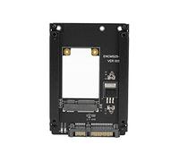 Bewinner Scheda Adattatore da MSATA a 3.0, Convertitore di Interfaccia SSD da 6 Gbps per Disco Rigido Interno, Scheda di Espansione Plug and Play con Viti