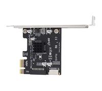 Bewinner Scheda Adattatore PCIe a USB 3.1, Scheda di Espansione Disco Rigido con Connettori USB 3.1 e .0 Sul Pannello Frontale per Computer Desktop, Installazione Semplice