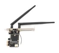 Bewinner Scheda Adattatore WiFi PCle 1x a M.2 NGFF, Scheda di Espansione Rete Wireless con Antenna Ad Alto Guadagno 5DB per Aggiornamento Interno di Computer Desktop Portatile