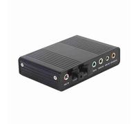 Bewinner Scheda audio esterna USB 5.1, scheda audio surround USB a 6 canali, adattatore audio ottico digitale SPDIF per computer portatile