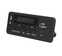 Bewinner Scheda Decodificatore MP3 5.0 con Controllo APP, Chiamate in Vivavoce, Scheda USB, Riproduzione Cartelle, Ingressi Aux/FM/SD/USB (BLACK)