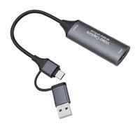 Bewinner Scheda di Acquisizione Video 4K |USB 3.0, Ingresso HD/4K 60FPS, Plug & Play per Streaming (OBS/Twitch/YouTube), Bassa Latenza per Giochi/trasmissioni in diretta