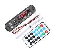 Bewinner Scheda di decodifica WMA Bluetooth TFM01BT + U-DX Schermo Bluetooth 5.0 4 Colori FM Modulo di Scheda di decodifica Ape FLAC Supporto AUX, FM, USB, TF, Supporto MP3 / WMA/WAV/FLAC/Ape