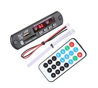 Bewinner Scheda di Decodifica WMA MP3 Bluetooth, Schermo a 4 Colori, Modulo di Scheda di Decodifica FM 5.0 FM, Supporto Modulo AUX, FM, USB, SD 12V Wirelss con Telecomando