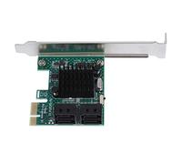 Bewinner Scheda di espansione a 4 porte da PCIE a SATA 3.0 Scheda di espansione 6G SATA 3.0 Scheda di espansione PCI Express Scheda PCIe per XP / 2003 / Vista / Win7 / Win8 /