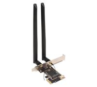 Bewinner Scheda di Espansione da M.2 a PCIe, Doppia Antenna, Stabile, Ampiamente Compatibile, per Computer Desktop