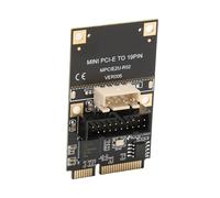 Bewinner Scheda di Espansione Frontale Mini PCIE a USB3.2 GEN1 da 19 Pin, Adattatore Hot Swap USB da 5 Gbps con Chip RENESAS, Trasmissione Stabile per XP/7/8/10/11 e