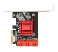 Bewinner Scheda di Espansione PCIE SATA3.0 a 6 Porte, Scheda di Espansione da PCIE a SATA3.0 da 6 Gbps, Scheda Adattatore di Espansione per Controller III da PCIE a 6 Porte per 7/8/XP,