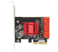 Bewinner Scheda di Espansione, Scheda di Espansione da PCIE a SATA3.0 Scheda di Espansione da PCIE a SATA3.0 Plug And Play per Win XP/Server 2003/Vista/per Nas per/per OS/per