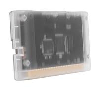 Bewinner Scheda di Gioco da 8 GB 4000 in 1, Adatta per Mega Drive, sistem Master, Console 32X con Accessori, Supporta Codici Cheat, Sblocco Regione Hardware (Bianco trasparente)