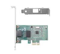 Bewinner Scheda Gigabit Ethernet 1000Mbps PCIe 2.0 X1 con Porta RJ45, Plug and Play, Controller 210AT, Scheda di Rete, Ethernet con Porta RJ45 PCI Express 2.0 X1