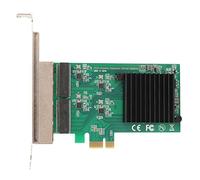 Bewinner Scheda Gigabit Ethernet a 4 Porte, Scheda Adattatore di Rete PCIE, Scheda di Rete Adattatore Server NIC con 4 Porte RJ45 Remote Wakeup per PC Desktop