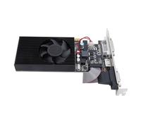 Bewinner Scheda Grafica GT 730, GPU DDR3 da 2 GB 64 Bit PCIe X16 - Porte DVI VGA, Ventola di Raffreddamento Singola per Supporto Display PC