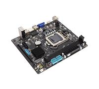 Bewinner Scheda madre H55M, scheda madre M-ATX per computer desktop da 8 GB, scheda madre CPU 2xDDR3 LGA 1156, schede madri da gioco PCI-E 8X SATA2.0 USB2.0/3.0 VGA PCI E 1X M ATX