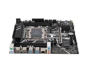 Bewinner Scheda Madre per Computer Desktop LGA 2011 3 DDR4 a, Alimentatore Stabile, Alimentatore a 8 Fasi, per CPU Serie E5 V3 V4 I7 58xx 68xx con PCIE M.2 NVME