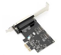Bewinner Scheda PCI Express a Porta Parallela, Adattatore Scheda Stampante LPT DB25, Porta Parallela Singola PCI-E con Supporto IEEE 1284, per Programmatori Scanner Stampanti, per OS X