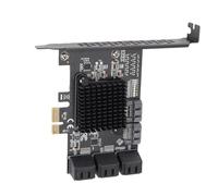 Bewinner Scheda PCIe a 8 Porte, Scheda di Espansione Controller PCI-E da 1X a 8x III per PC Desktop, Supporto 10/8/7 e OS X, Adattatore per Disco Rigido Plug and Play
